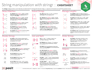 String Manipulation with stringr